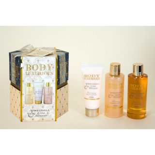 Badeset BODY LUXURIOUS in sechseckiger Box - Geschenkset