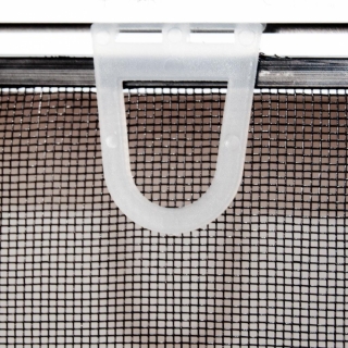 Profi Slim Alu Bausatz für Fenster - Fliegengitter Insektenschutz 130 cm x 150 cm  Weiß