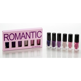 ROMANTIC Nagellack Set - 6 Nagellacke in romantischen...