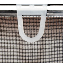 Standard Alu Bausatz für Fenster - Fliegengitter Insektenschutz 100 cm x 120 cm Weiß