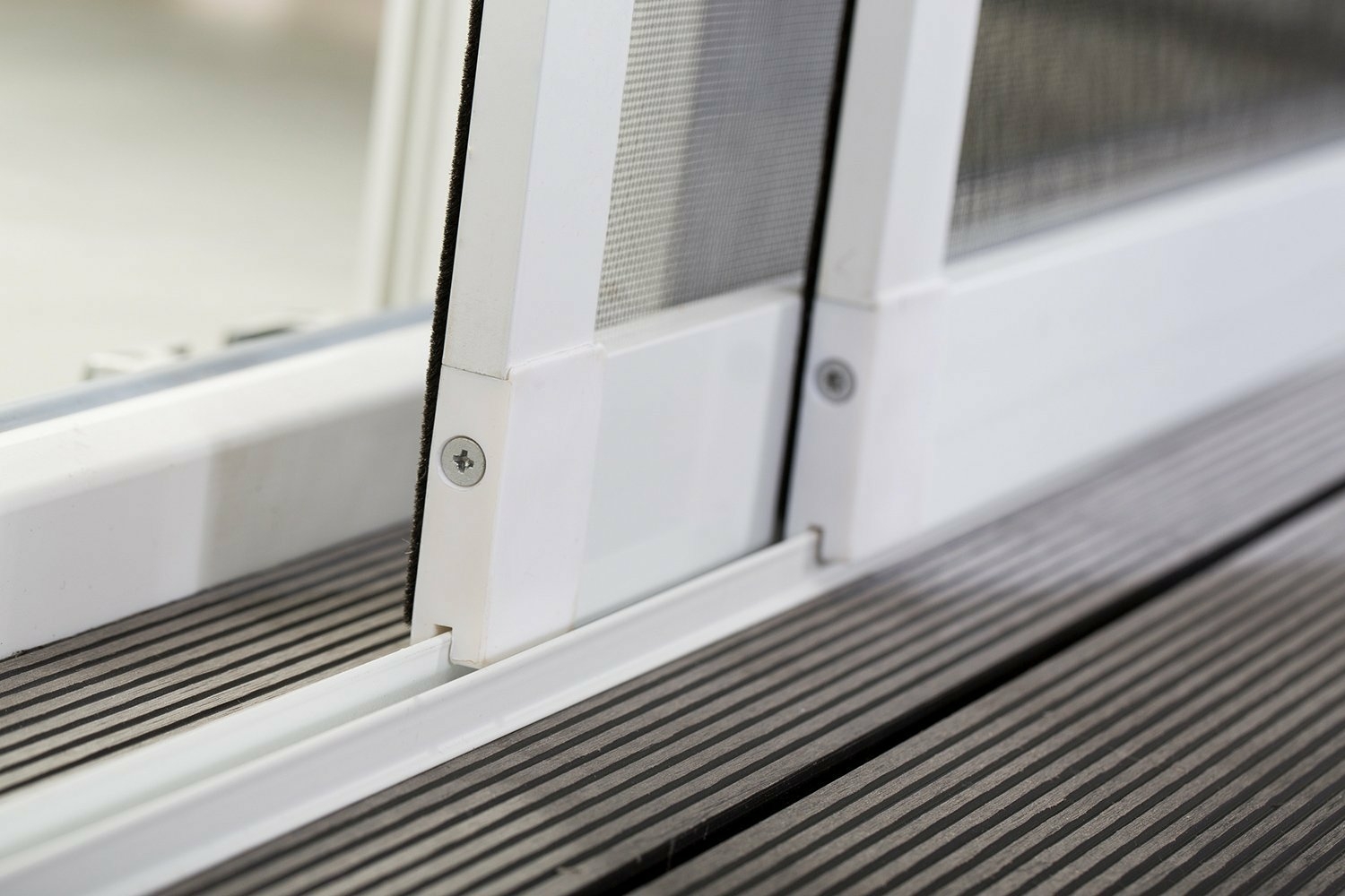 Fliegengitter Badezimmer Doppel Schiebetür PREMIUM Alu Bausatz - Fliegengitter Insektensch, 136,46