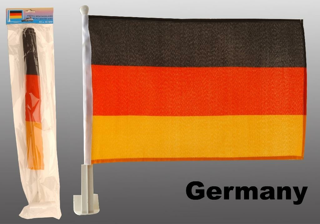 Deutschlandfahne XXL – 450 X 190 Cm, Polyester, Wetterfest, Beidseitig Bedruckt, Mit Metallösen