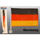 Auto Deutschlandfahne WM / EM Fahne für Auto