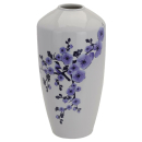 Vase mit Lila Blumendekor