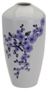 Vase mit Lila Blumendekor