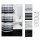 Duschvorhang Black & White - Vorhang für Dusche - Schwarz-Weiß Badevorhang