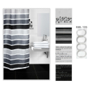 Duschvorhang Black & White - Vorhang für Dusche...