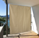 Balkon Sichtschutz vertikal - Balkonsichtschutz zum hängen creme