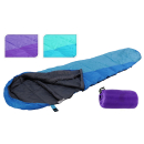 Schlafsack Mumie - Mumienschlafsack - 2,20m blau