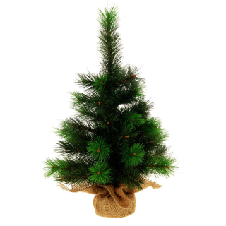 Mini Weihnachtsbaum - kleiner Bonsai Christbaum - künstlich - 46 cm