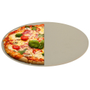Pizzastein für Grill & Backofen 33 cm - max. 600°C - Steinplatte für Pizza Backstein