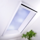 Sonnenschutz-Plissee für Dachfenster - Dachfensterplissee Sonnenschutzplissee Sichtschutz weiß