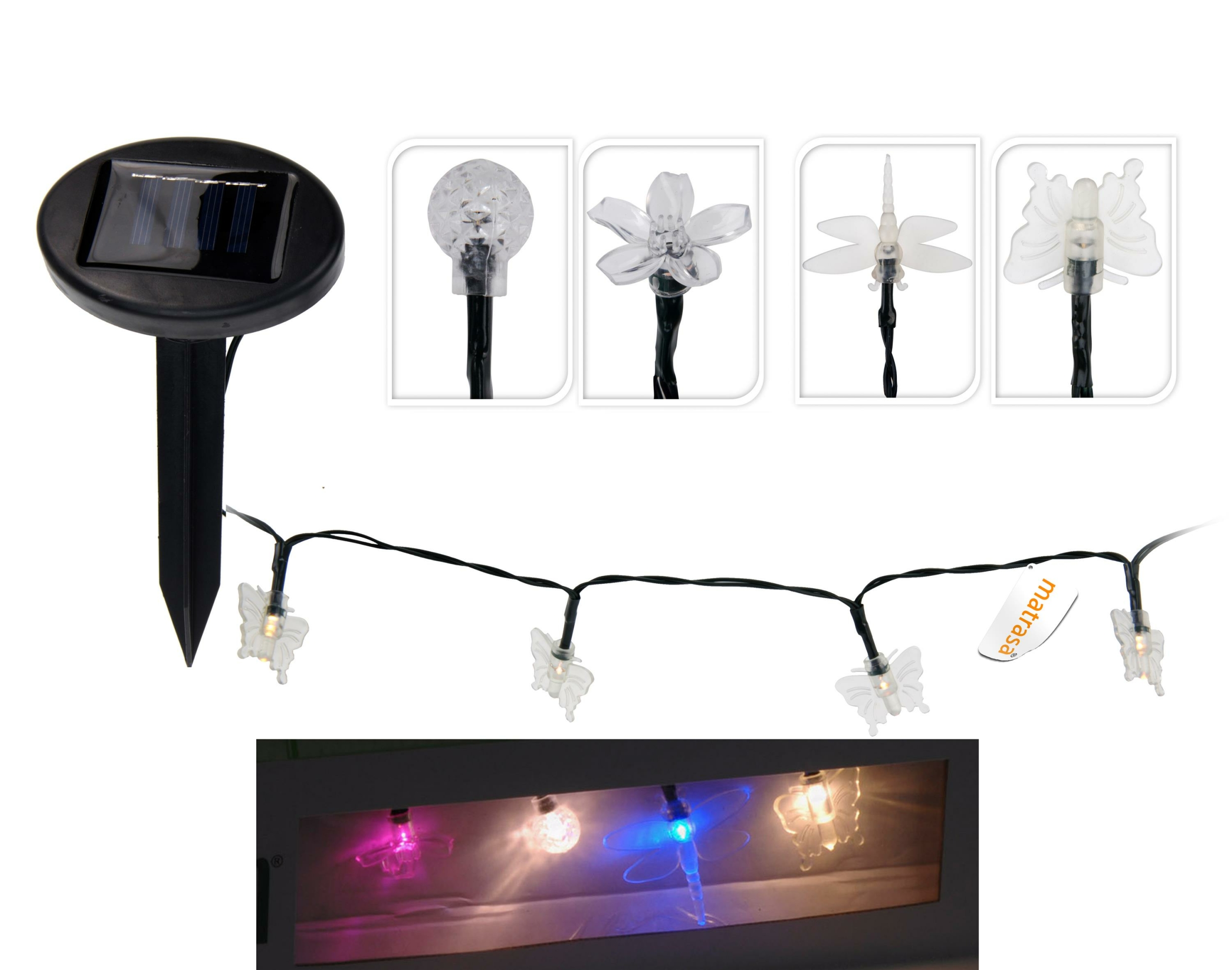 Solar Lichterkette für Hecke Strauch und Buchskugeln 35 LED, 9,99 €
