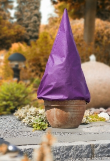 Vlieshaube in Kegelform in verschiedenen Farben - Winterschutzhaube