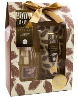 Handpflegeset BODY LUXURY - mit Flüssigseife & Handcreme...
