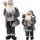 Weihnachtsmann mit Sack GRAU - Nikolaus Dekofigur Weihnachten klein