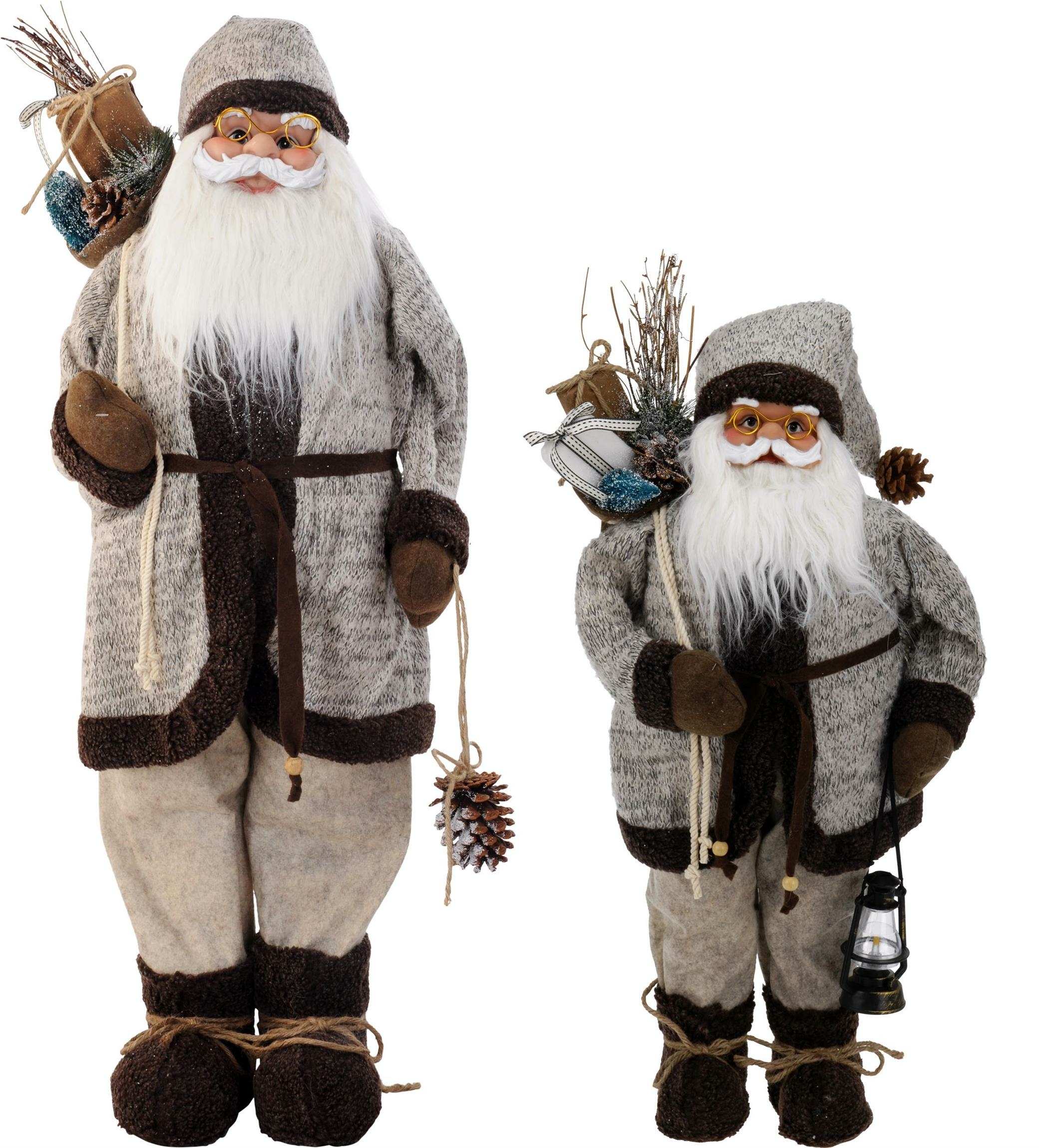 Weihnachtsmann Figuren Für Die Deko - Verschiedene Größen Und Designs, Aus Kunststoff