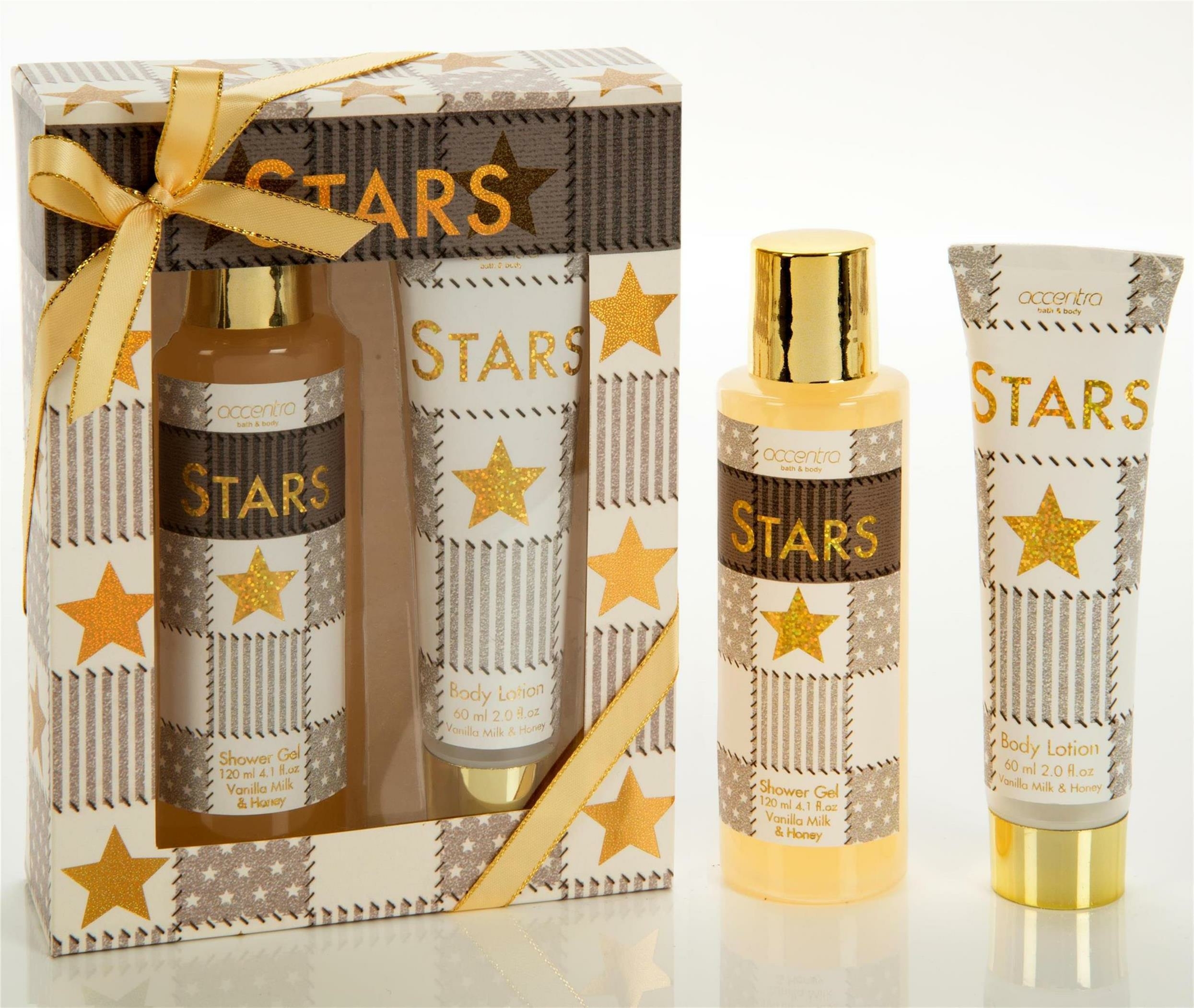 STARS Handpflegeset Vanillemilch & Honig – 2-teilig Mit Flüssigseife & Handcreme, In Geschenkbox