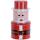 Weihnachtliche Keksdose 3-tlg - Schneemann Weihnachtsmann - Plätzchendose Blechdose (Weihnachtsmann)