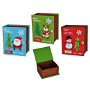 Geschenkbox für Weihnachten Buch aus Filz -...