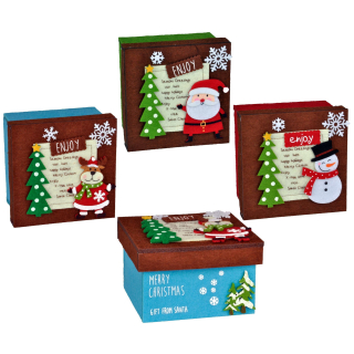Geschenkbox für Weihnachten BOX aus Filz - Geschenkverpackung Geschenkschachtel