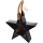 Windlicht STAR aus Metall in Sternform - Teelicht Lampe - Weihnachtsdeko - 23 cm