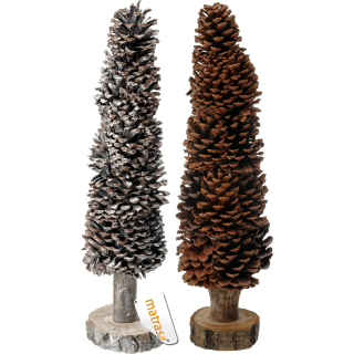 Deko Tannenbaum aus Tannenzapfen 48 cm - Weihnachtsbaum Weihnachtsdeko Handgefertigt