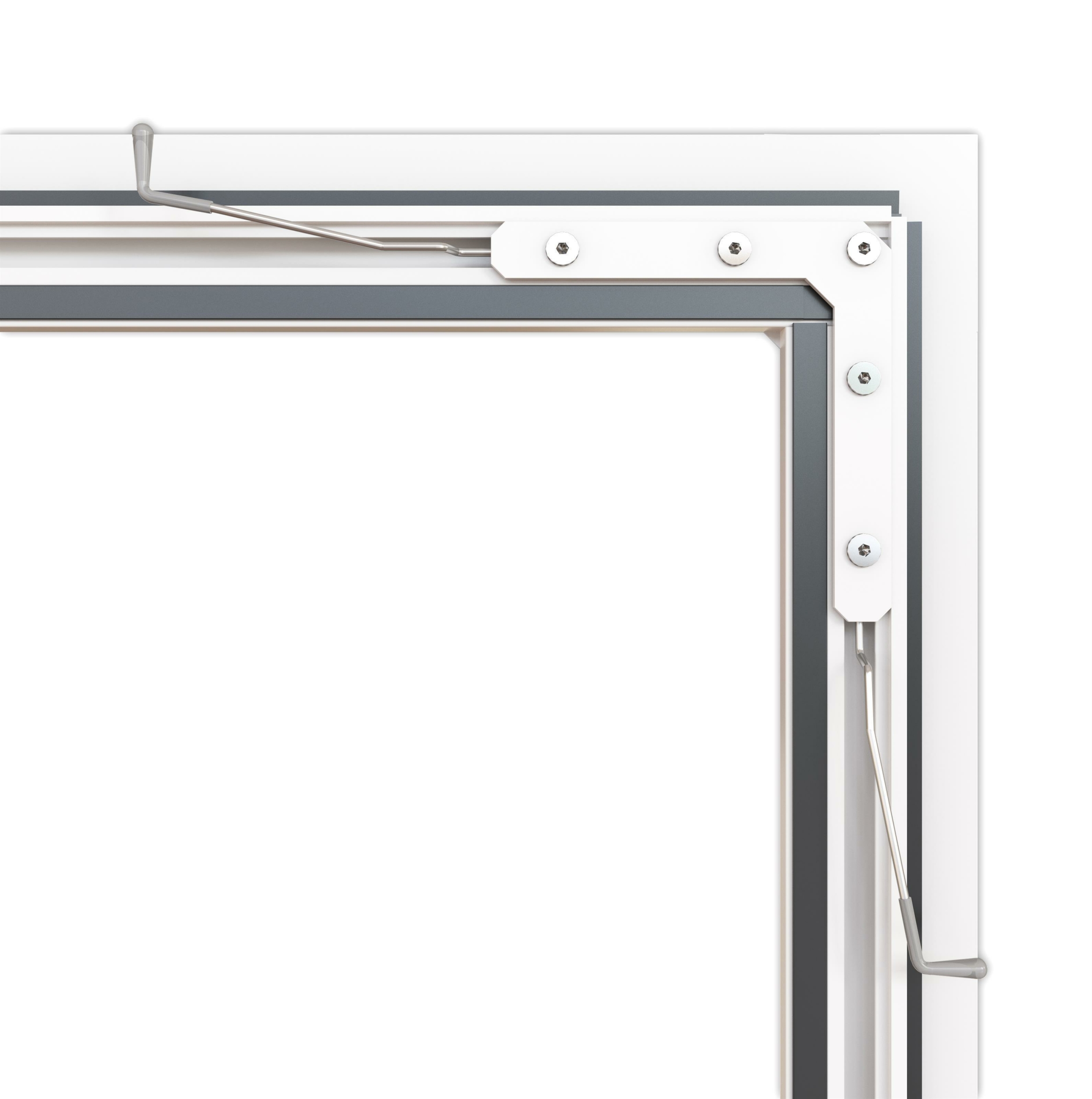 Smart flächenbündiger Alu Bausatz für Fenster ...