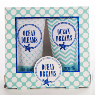 Geschenkset Körperpflege OCEAN DREAMS mit Duschgel & Body Lotion - Körperpflegeset