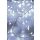 Silberdraht CLUSTER Lichterkette 240 LED KALTWEISS - Drahtlichterkette 2,4m IP44 innen & außen