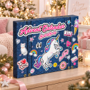 Einhorn Körperpflege Adventskalender - JEANS EDITION - Kosmetik Weihnachtskalender Unicorn