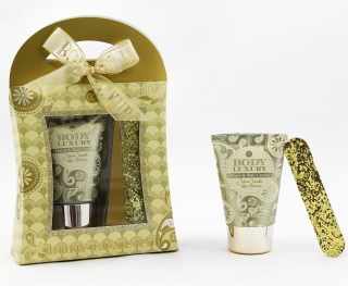 Nagelpflege-Set BODY LUXURY - Handcreme & Nagelfeile - Vanille & Zitronenblüte