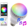 Smart LED Glühbirne mit Bluetooth Lautsprecher - Farbsteuerung per App E27 [Energieklasse A+] 450 Lumen - Android iOS iPhone