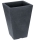 Hoher Blumentopf MODERN LOUNGE DESIGN - Grau Steinoptik Pflanztopf 24x24x36