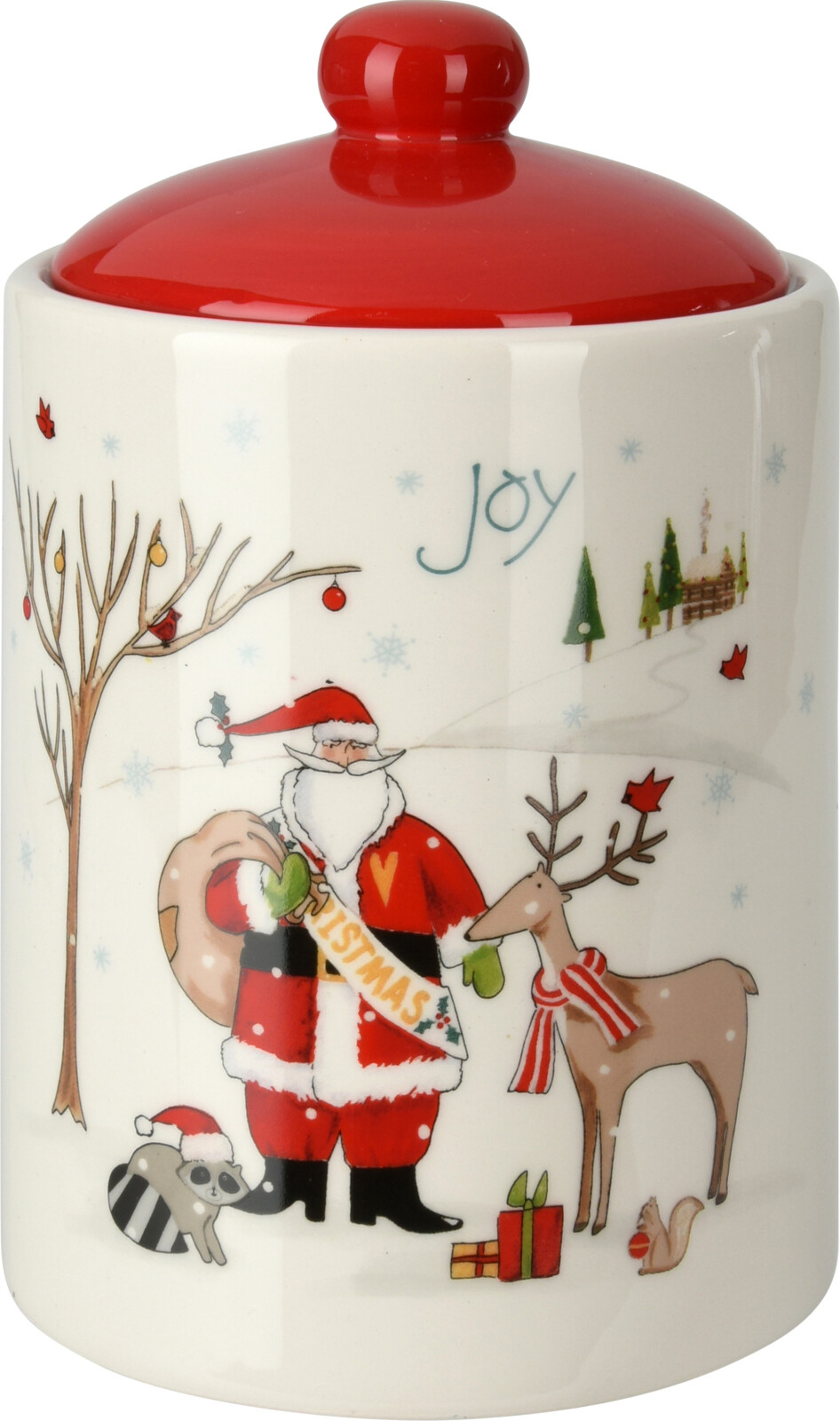 Keksdose aus Keramik für Weihnachtsgebäck Plätzchendose Gebäckd, 9,74