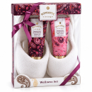 ROMANTIC vintage Wellness Set - Pantoffeln Duschgel...