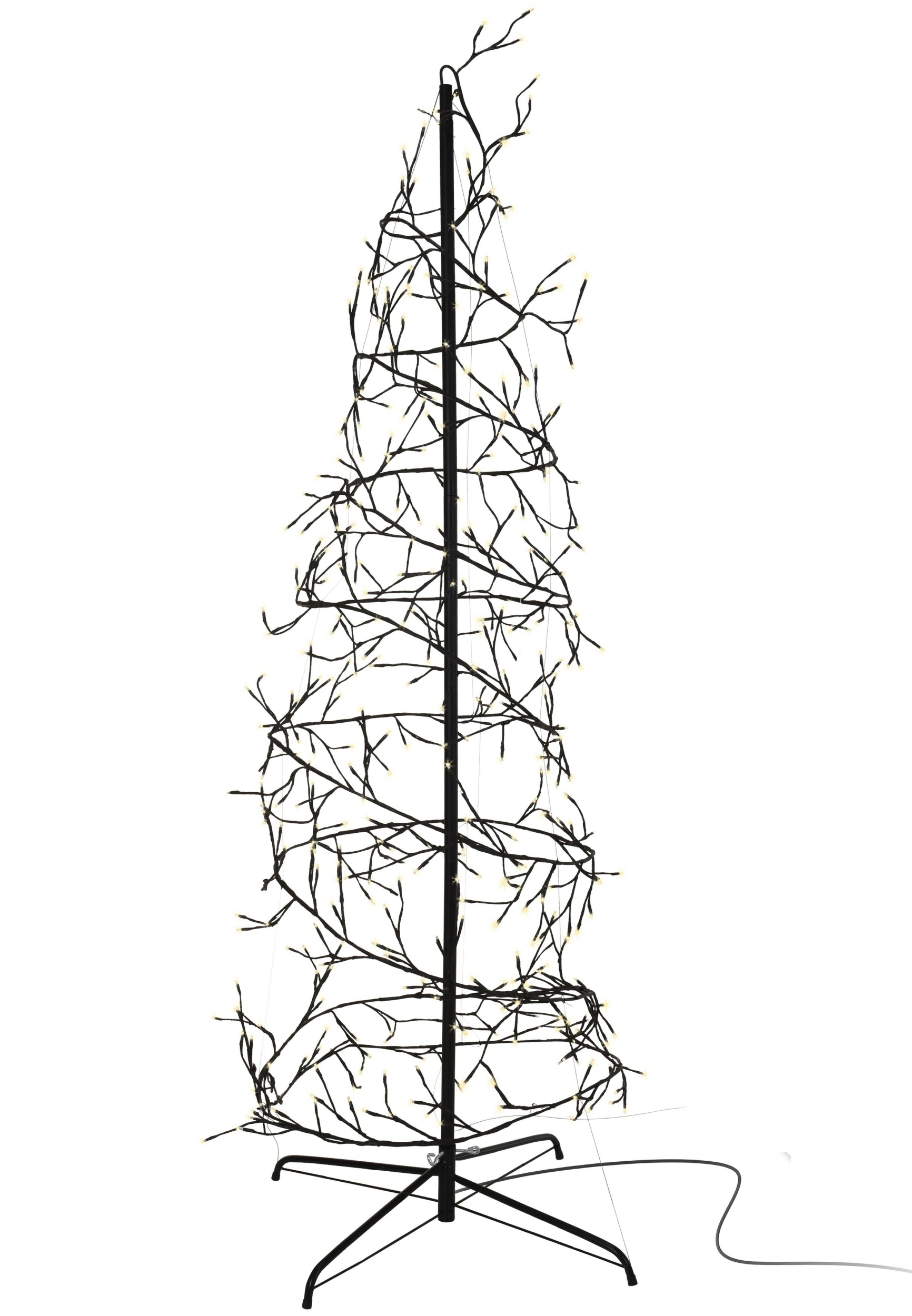Spiralbaum 360 LED Baum warmweiß 150 cm Weihnachtsbaum Weihnach, 67,99