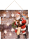 Weihnachtliches Wandbild mit 6 LED - Dekobild Weihnachtsdeko 35x35cm Weihnachtsmann