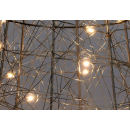 Dekorative Weihnachtsbeleuchtung 60 cm Draht Lichterkette 50 MICRO LED Skulptur batteriebetrieben Kegel Pyramide