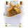 Badeset WINTER MAGIC in Badewanne Duschgel Bodylotion Badesalz Netzschwamm - Vanilla Musk