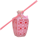Raumduft STRAWBERRY FIELDS Flamingo - Erdbeere Crystal Diffuser Glasflasche