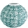Solar Lampion Blattmuster XXL - Regenfeste Solarlampe - Fest & Gartenbeleuchtung - Laterne LED 40cm Variante 2