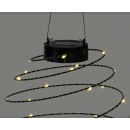 Solar Beleuchtung Bienennest - Spirale Solarlampe Lampion Alternative - 40 LED - Gartenbeleuchtung