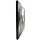 Silhouettenbild schwarz aus Metall - Hirsch bzw Reh im Wald - Schattenbild Dekobild XXL 59x59x3cm Variante 1