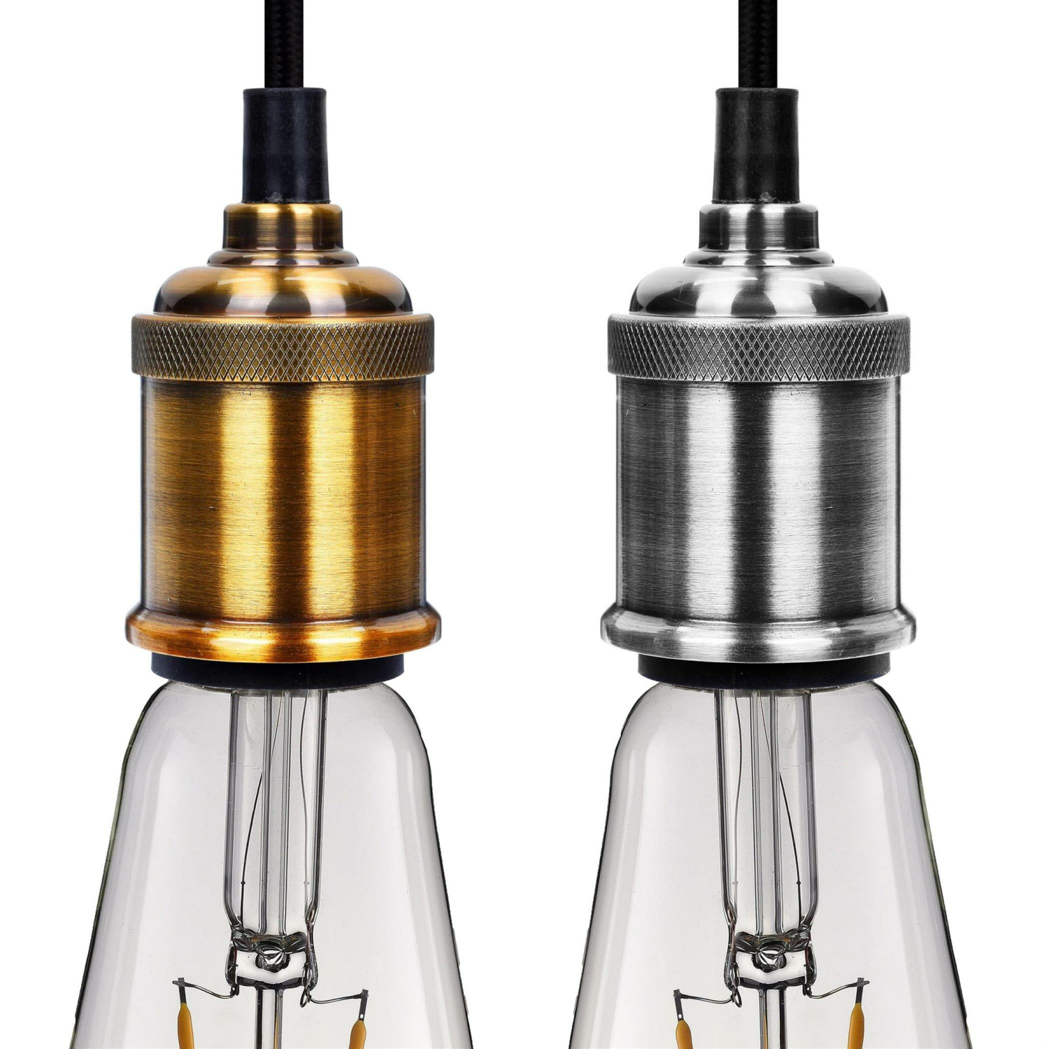 Retro E27 Sockel Edison Antike Fassung Lampenfassung Halter Hängelampe·Lampenfuß