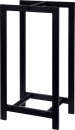 Kaminholzständer PILLAR Metall schwarz - Feuerholz...