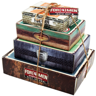 Adventskalender für Männer - Wochenkalender - Hochwertige Körperpflege in 4 Geschenkboxen für Ihn
