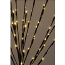 Beleuchteter Weihnachtsbaum 110cm 80 LED Baum Warmweiß batteriebetrieben außen Weihnachtsbeleuchtung Timer