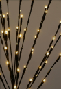 Beleuchteter Weihnachtsbaum 110cm 80 LED Baum Warmweiß batteriebetrieben außen Weihnachtsbeleuchtung