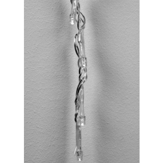 Eiszapfenlichterkette Vorhang Wasserfall-Effekt 1-2 m 220-320 LED - Eiszapfen Lichterkette